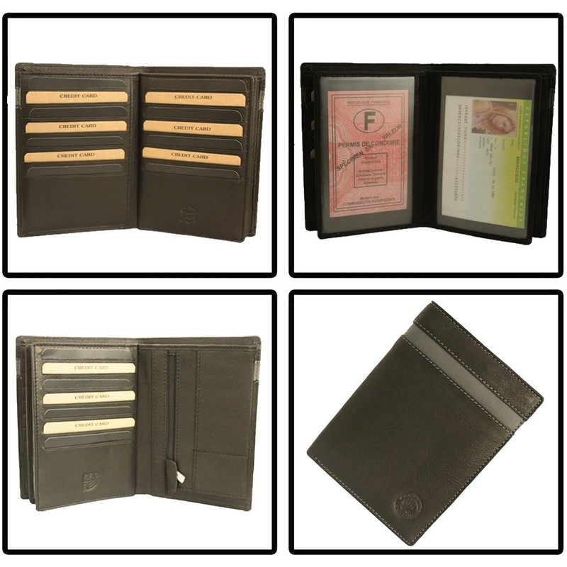 Frédéric Johns® - Large Classic Leather Wallet - RFID Wallet