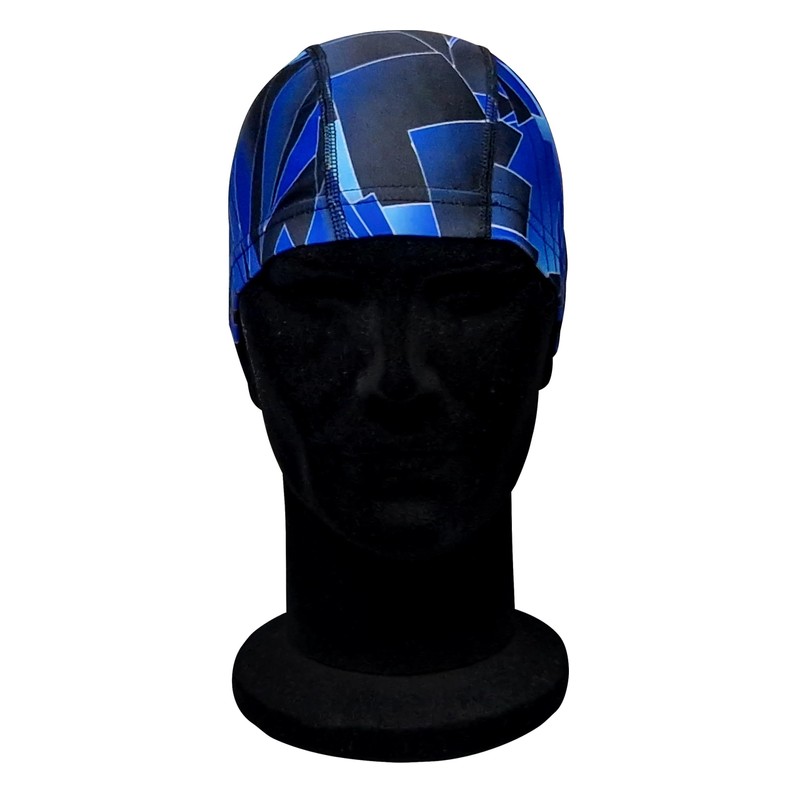 Blue Reef Elasticated Unisex Nylon Lycra Stretchy Swim Hat Bathing