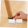 Outanaya 12 Pcs Transparent Chair Leg Caps Thickened Plastic Floor