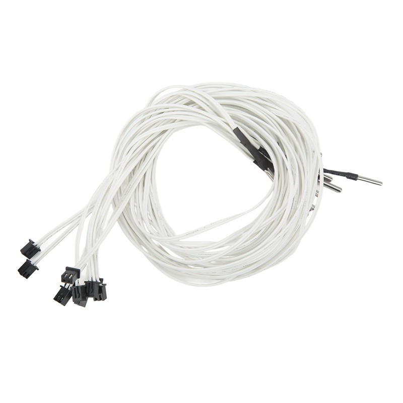 15PCS Thermistor Sensor High Temperature Resistance Sensitive 304 Stainless Steel