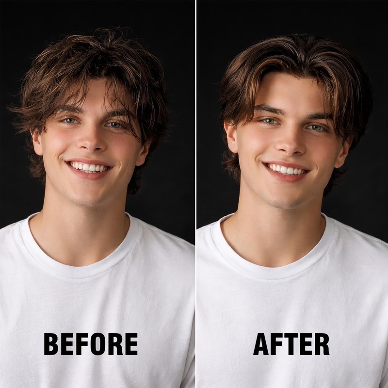 YEALIR Leave In Conditioner for Men, Frizz Control Hair Moisturizer,