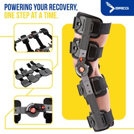 Brace Direct Breg T Scope Premier XL Post Op Knee Brace for ACL MCL PCL Surgery Adjustable ROM L1833 L1832 (Thighs Up to 35.5")