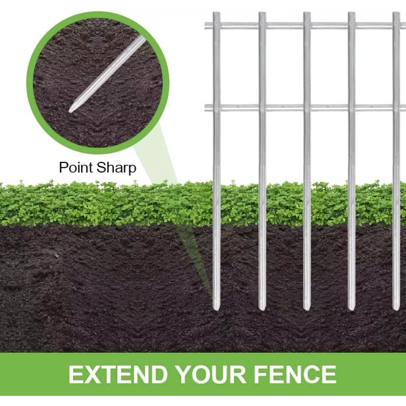 Smarkey Stainless Animal Barrier Fence Outdoor Fencing for Dogs Rabbits
