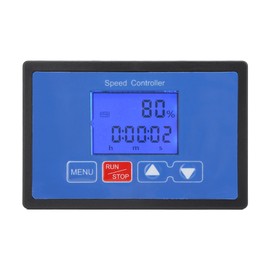 30A 6.5V-55V DC Brush Motor PWM Speed Controller Digital LCD Cycle Run/Stop Timer