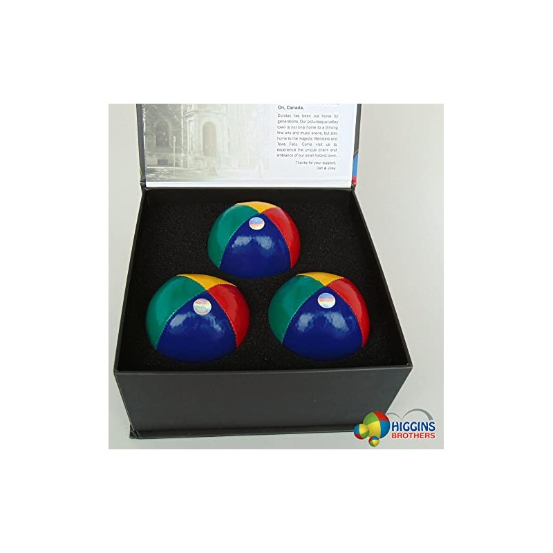 Higgins Brothers World's Finest Juggling Kit. Three Canadian Made Juggling