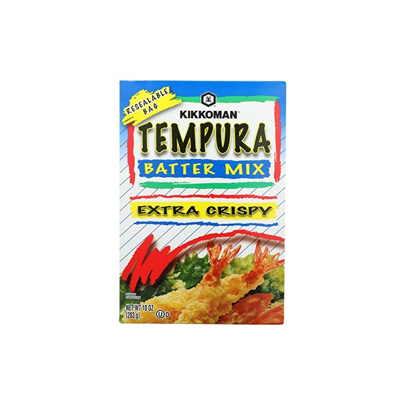 Kikkoman Tempura Batter Mix Extra Crispy, 10 Ounce (Pack of
