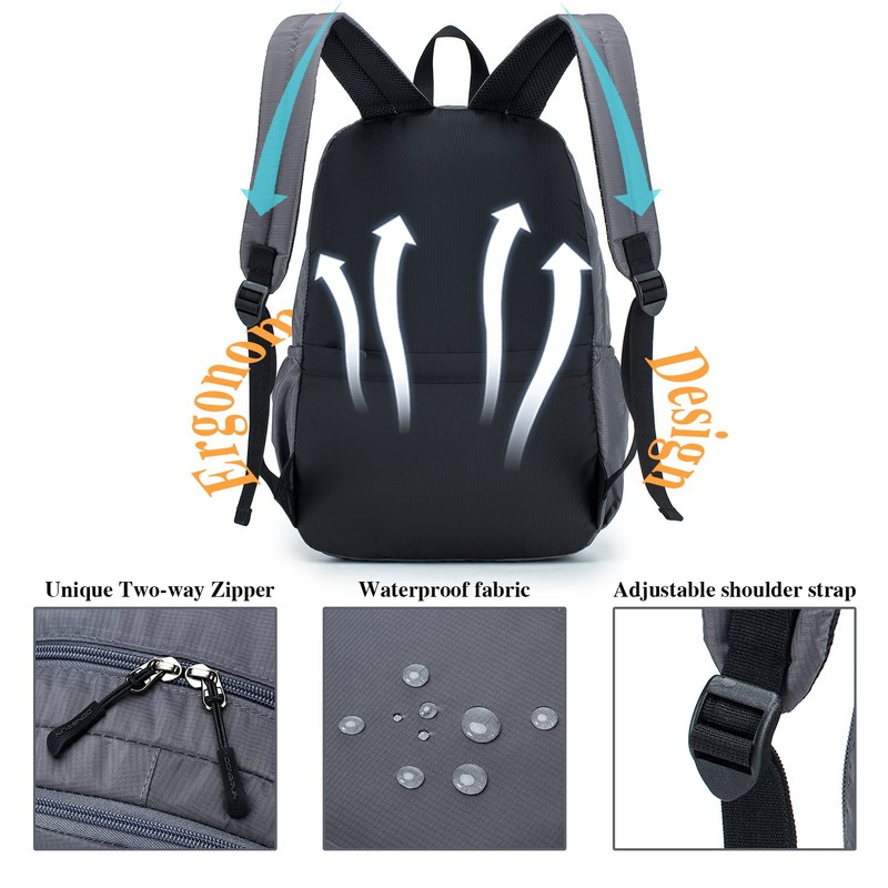 BAGZY Purple Backpack for Ryanair Cabin Bags 40x20x25, Water-Resistant, Abrasion