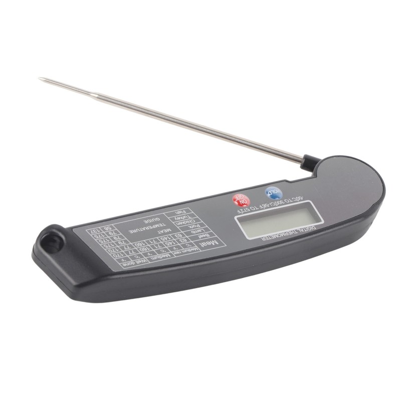 Digital Electronic Food Thermometer Foldable Intelligent Straightaway Read Thermometer for