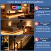 Motion Sensor LED Light Strip for Stairs 16.4FT, Warm White