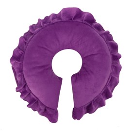 Socobeta Face Pillow Cushion, Soft Massage Pillow Cushion SPA Salon Massage Bed U Shape Detachable Face Pillow(Purple)