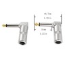 BLLNDX Audio 1/4 inch Right Angle Plug 2PCS 6.3mm 90