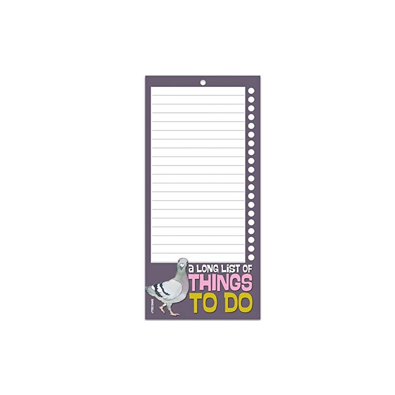 Emma Ball Magnetic Slim Notepad - Pigeon A Long List