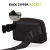 SafeDelux Carbon Lined Mini Belt Bag, Water Repellent Unisex Workout