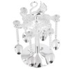 Coffee Spoon Holder Elegant Swan Silver Color Zinc Alloy Rotatable