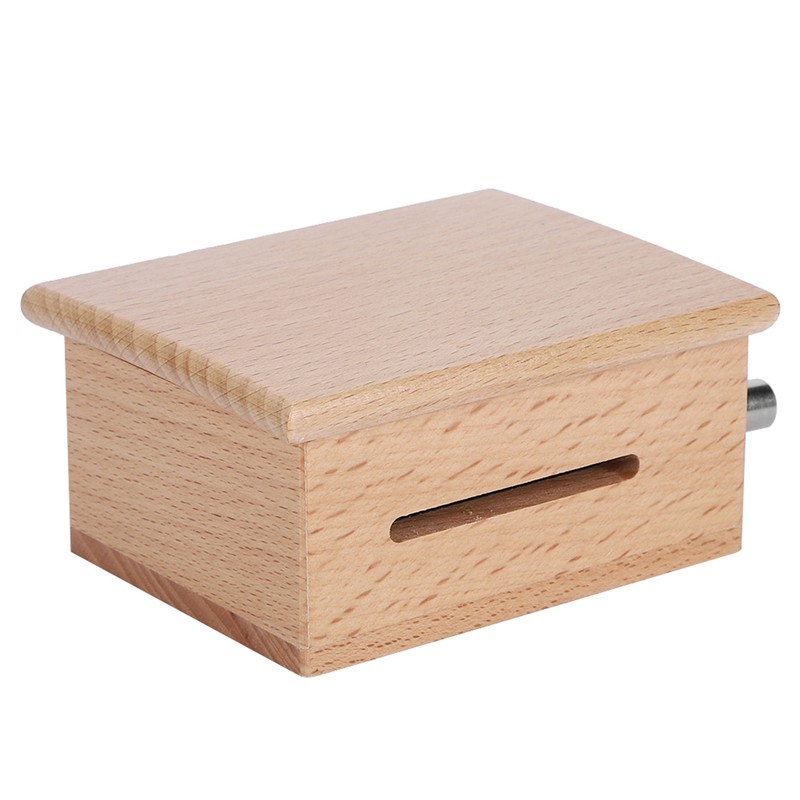 15 Note HandCranked Wooden Music Box with 7Pcs Blank Paper