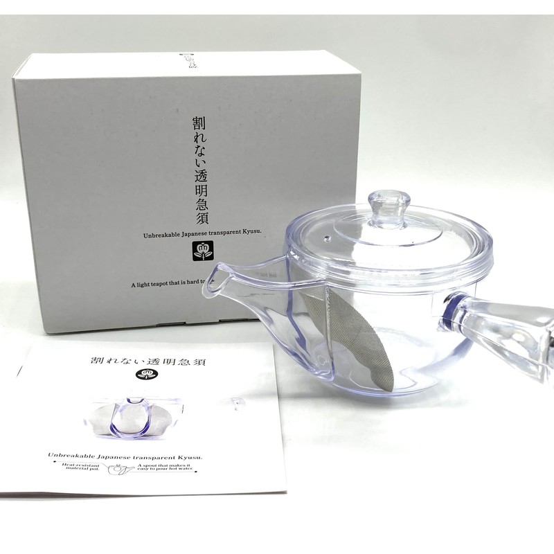 Clear Non-Breakable Tea Pot (Noguchi Kumataro Tea Garden Limited Logo),