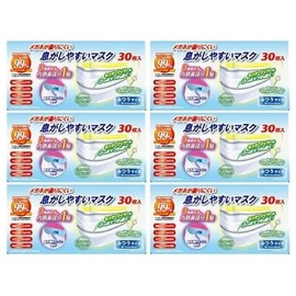 Easy Breathing Mask, 30 Pieces, Normal, Set of 6 Boxes