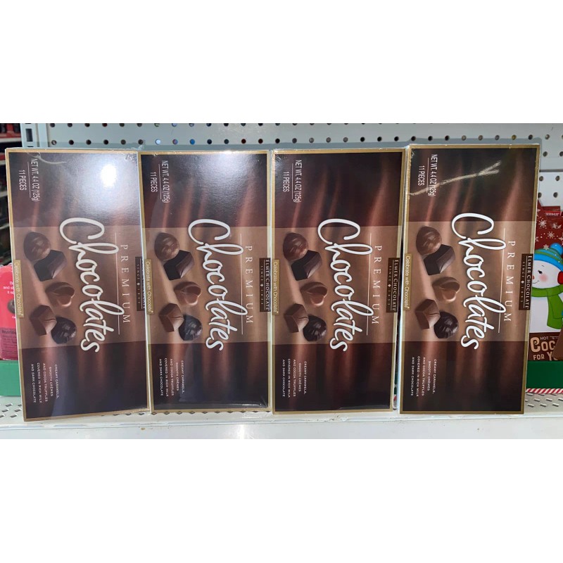 Elmer 4 Boxes Elmer Chocolate Premium Assorted Chocolates 4.4 oz.