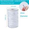 Zealor Stretchy Bracelet String 1 Roll 2mm Elastic Cord Sturdy