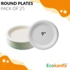 Ecokanta Paper Plates (9 Inch / 25 Pack) - Heavy