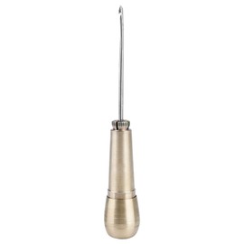 Oumefar Leather Sewing Awl Sewing Needle Awl 3 Needles Hand Stitch Sewing Awl Shoe Repair Tool Kit for Handmade Leather Sewing Leather Repair