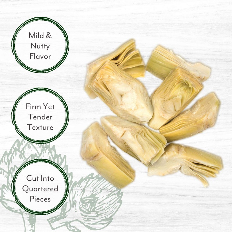 Roland Foods Quartered Artichoke Hearts, 5 Pound 8 Ounce Can,
