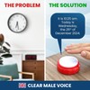 Talking Clock for The Elderly - British Accent - Tells