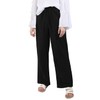 utcoco Women's Cotton Linen Drawstring High Waisted Pants Casual Loose
