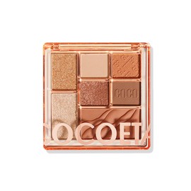 Gevlonecirly Eyeshadow Palette, Glitter, Pearl, Matte, 7 Colors, Powder, Waterproof, Sweatproof, High Color, Long Lasting Eyeshadow Glitter (02)