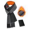 Men Graphene Heated Scarf Rechargeable Battery Powered Intelligent Electric Heating
