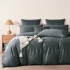 Boqingzhu Mako Satin Bed Linen 135 x 200 cm Grey