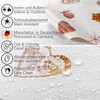 Tablecloth Washable Christmas Oilcloth Tablecloth Round 140 cm Cut Edge
