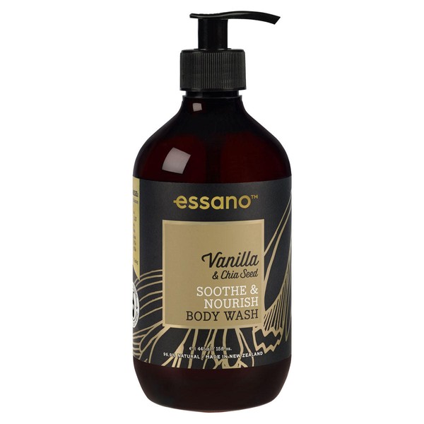Essano Body Wash - Vanilla + Chia Seed - 445ml