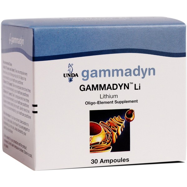 UNDA - GAMMADYN Li - Lithium Oligo-Element Supplement - 30 Ampoules
