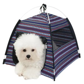 Portable Pet Tent, PopUp Pet Tent for Dogs, Cats, Puppy, Kittens, Small Animals. Foldable Collapsible Indoor Outdoor Travel Camping Waterproof Base