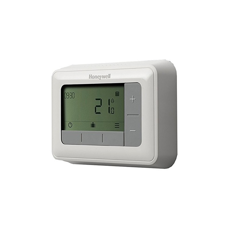Honeywell T4H110A1021 T4 7 Day Programmable Thermostat, 230 V, White
