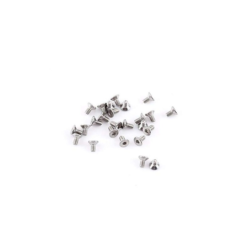 Tornillos de Cabeza Hexagonal y Tuercas M2, Surtido de 250