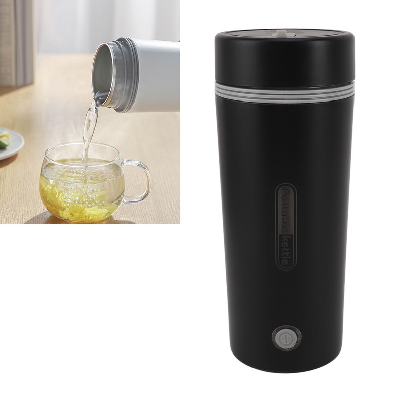 Travel Electric Kettle 300W 350ml Stainless Steel Automatic Insulation Portable