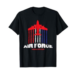 Air Force US Veterans 4th of July T shirt American Flag T-Shirt