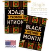 Cause Celebrate Black History Month Garden House Flags Set Support