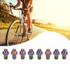 RISK 8Pcs Mountain Bike Pedal Bolts Titanium Alloy Anti Slip
