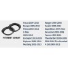 225 Front Door 6.5" Speaker Adapter Spacer Rings For Ford