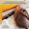 Under Door Draft Stopper-Weighted Door Draft Bottom Weather Stripping Noise