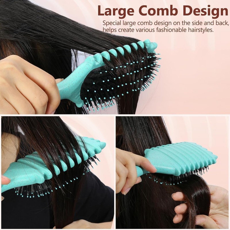 SOZOMO Cepillo para rizos, Cepillo Para Cabello Rizado Para Mujeres,cepillo