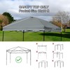 ZONGTI 10x10 Canopy Replacement Top - for Straight Leg Canopy