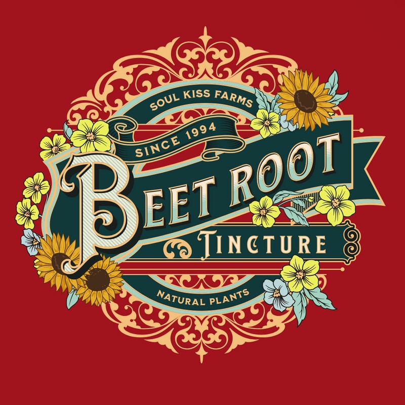 100% Pure Beet Root Tincture (Beta Vulgaris) Organic Dried Root