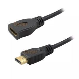 Fenzer Premium Gold Plated Hdmi Extension Cable Extender Male to Female 3 ft 3ft 3'