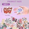 50 PCS Pegatinas de Vinilo, Papel Decorativo Portátiles, Scrapbook, Termos,