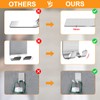 CGBE 4 Packs Shower Hooks for Inside Shower, Self Adhesive