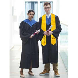 GraduatePro First Generation Graduation Stole 72 Inches Class of 2025 Graduation Stole for High School College Graduates Gold